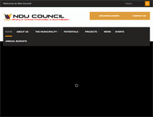 Tablet Screenshot of nducouncil.org